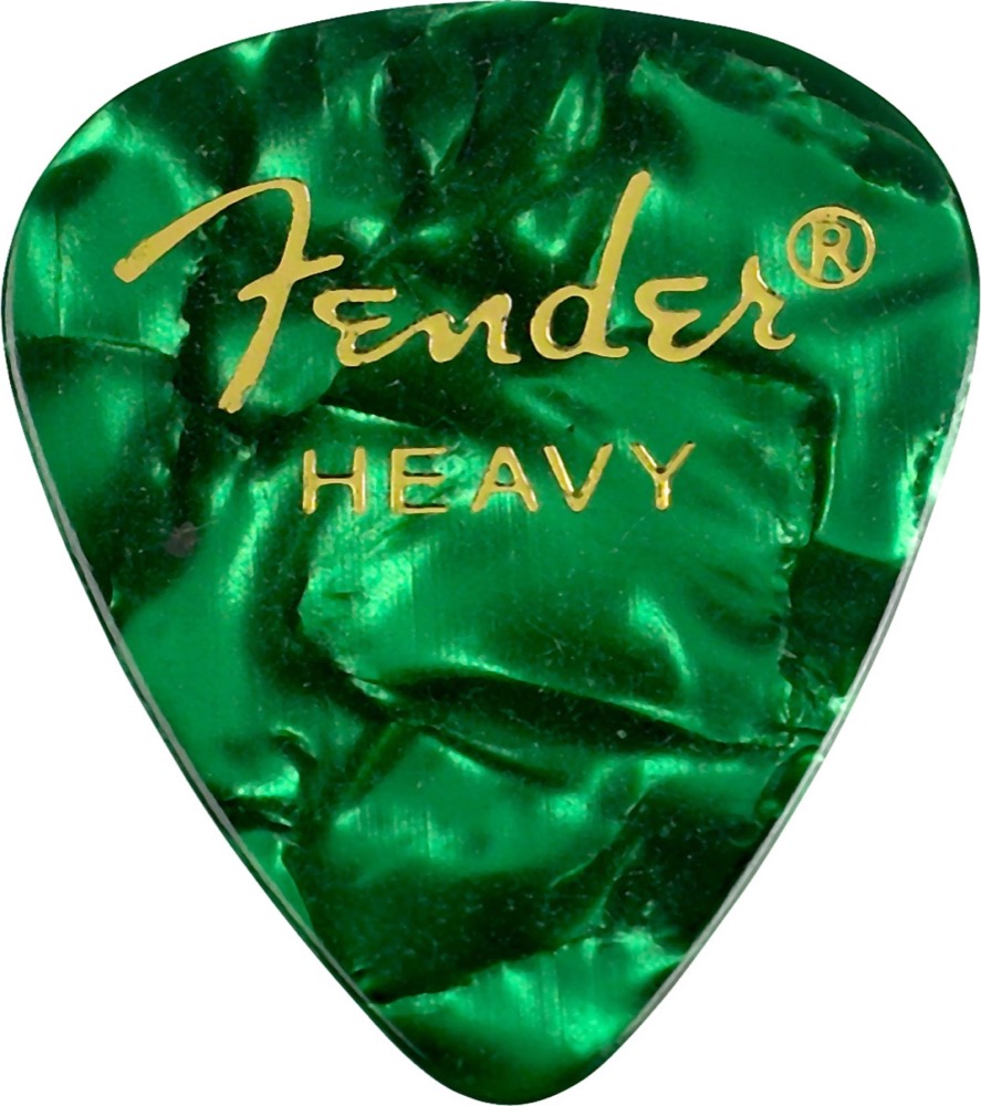 Fender Pick Pack 12 Premium Celluloid Green  &hellip;