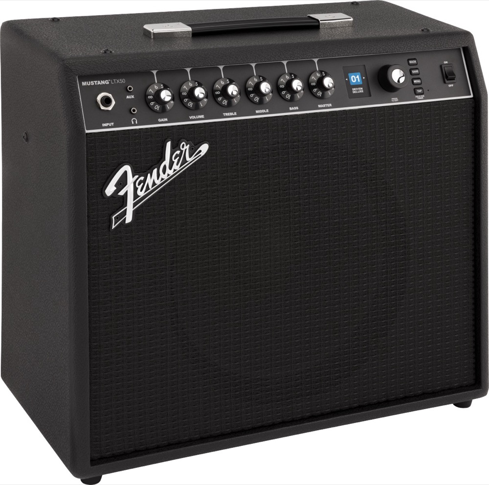 Fender Fender Mustang LTX50 Guitar Amp 50 Watt 1x12 Combo Amplifier - Amps