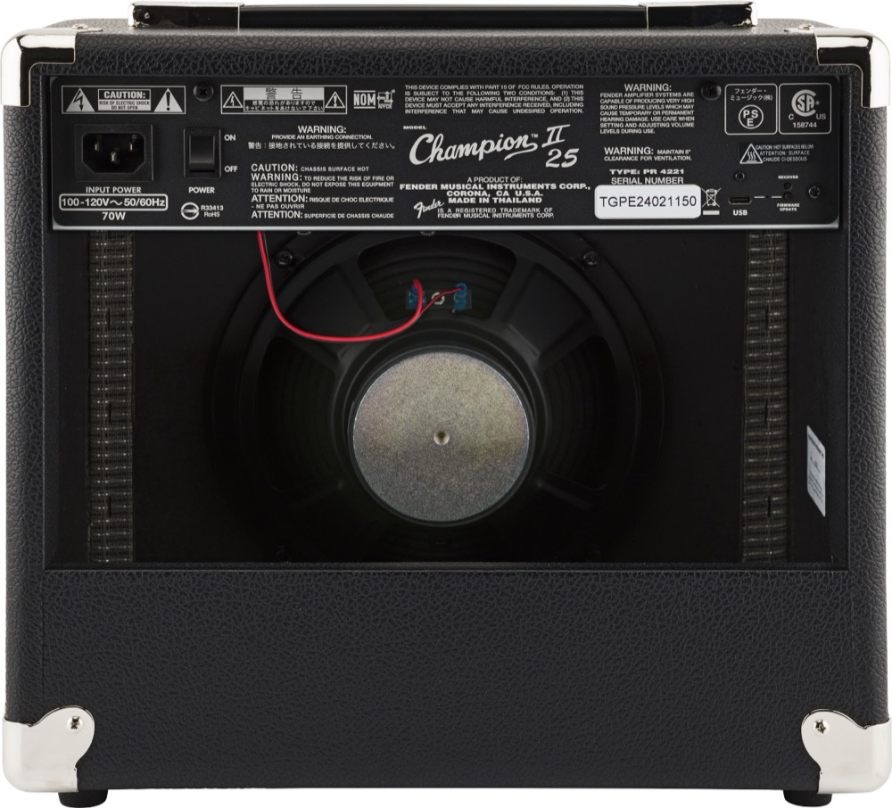 Fender Fender Champion II 25 Watt Guitar Amp Combo With Effects - Guitars