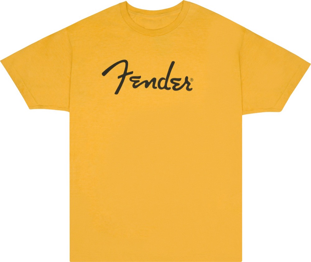 Fender T-Shirt Spaghetti Logo Butterscotch - XL