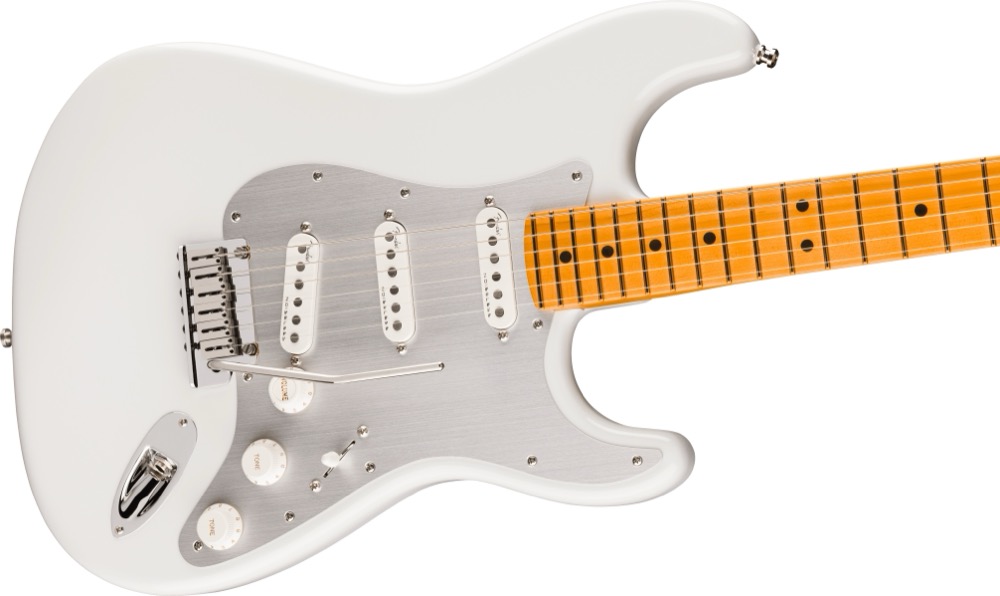 Fender Fender American Ultra Strat II In Avalanche With Maple Neck - Guitars