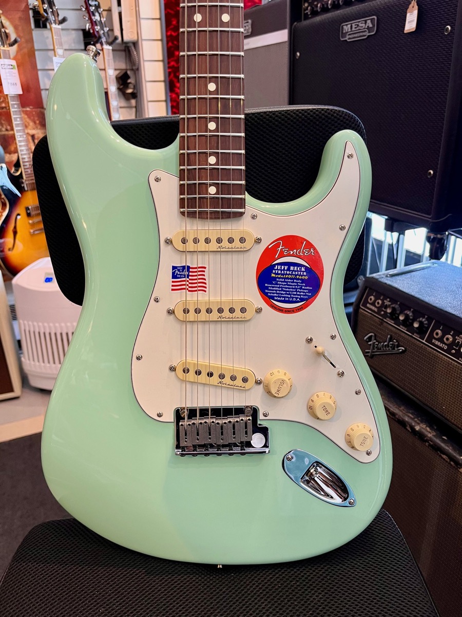 Fender Fender Jeff Beck Signature Strat, Surf Green - Guitars