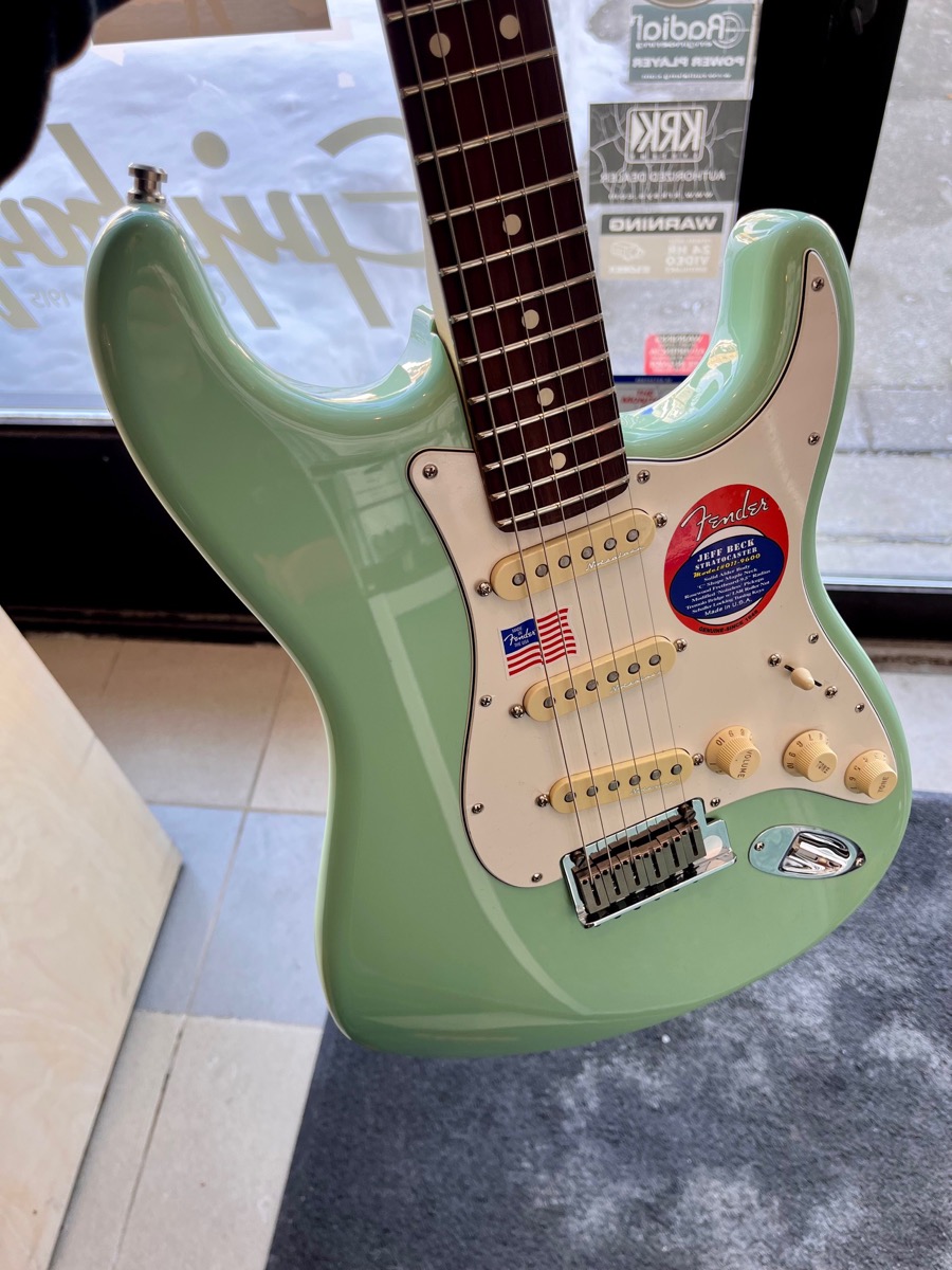 Fender Fender Jeff Beck Signature Strat, Surf Green - Guitars