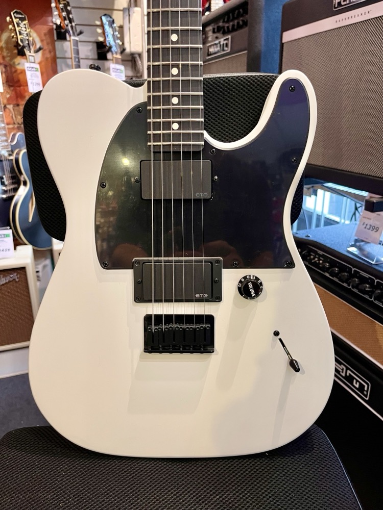 Fender Fender Jim Root Telecaster HH - White With Ebony Fingerboard w/Hardshell Case - Guitars