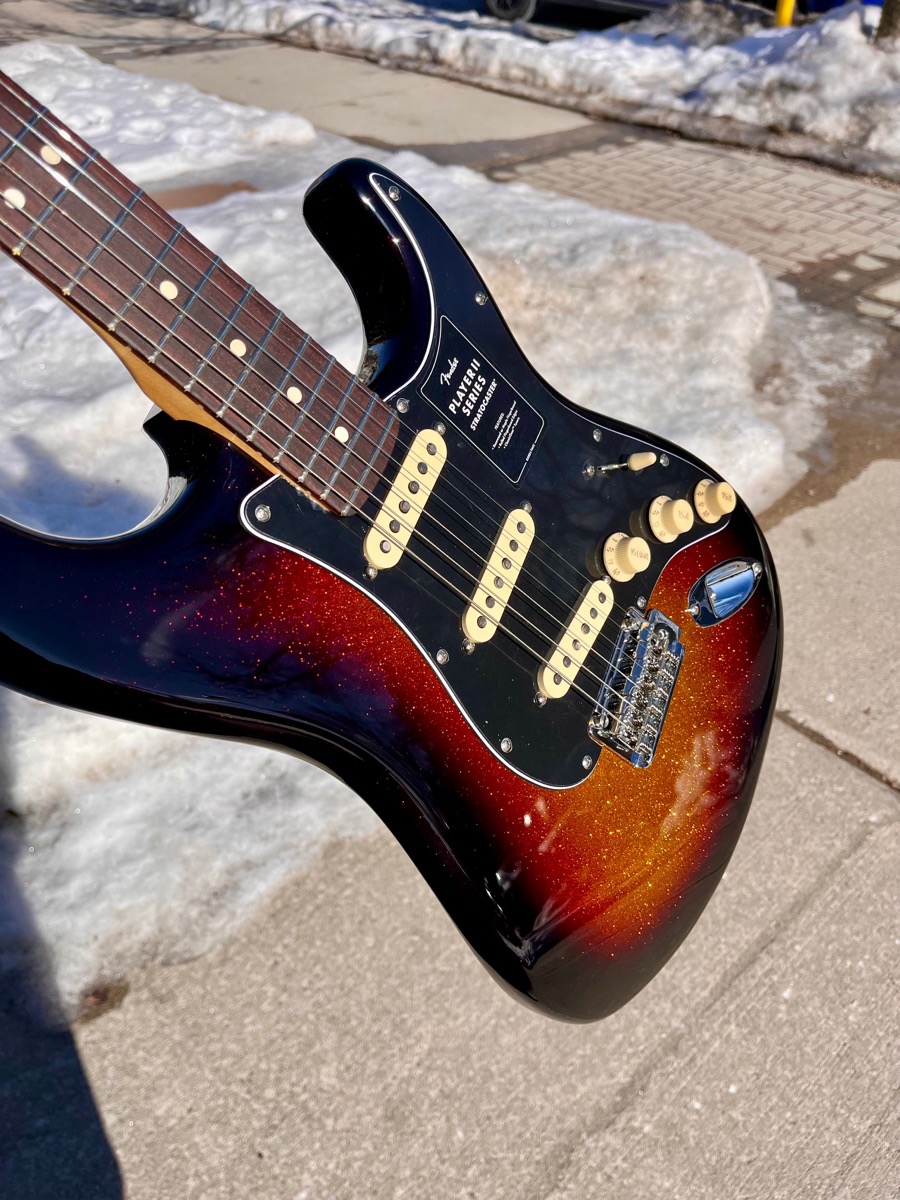 Fender Fender Player II Strat Limited, Rosewood Board In Sparkle 3 Colour Sunburst - Guitars