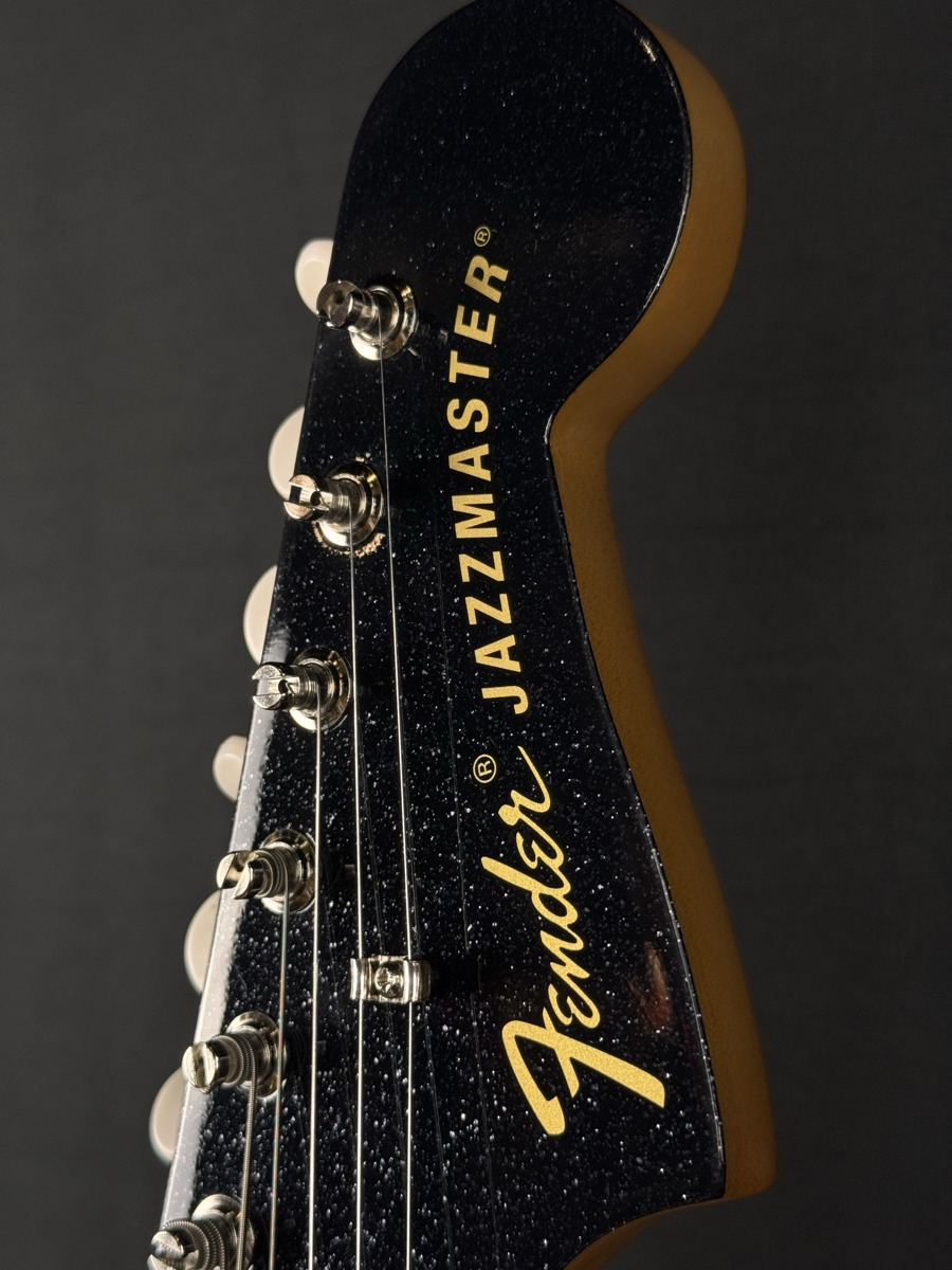 Fender Fender Limited Edition Gold Foil Jazzmaster In Black Sparkle - Guitars