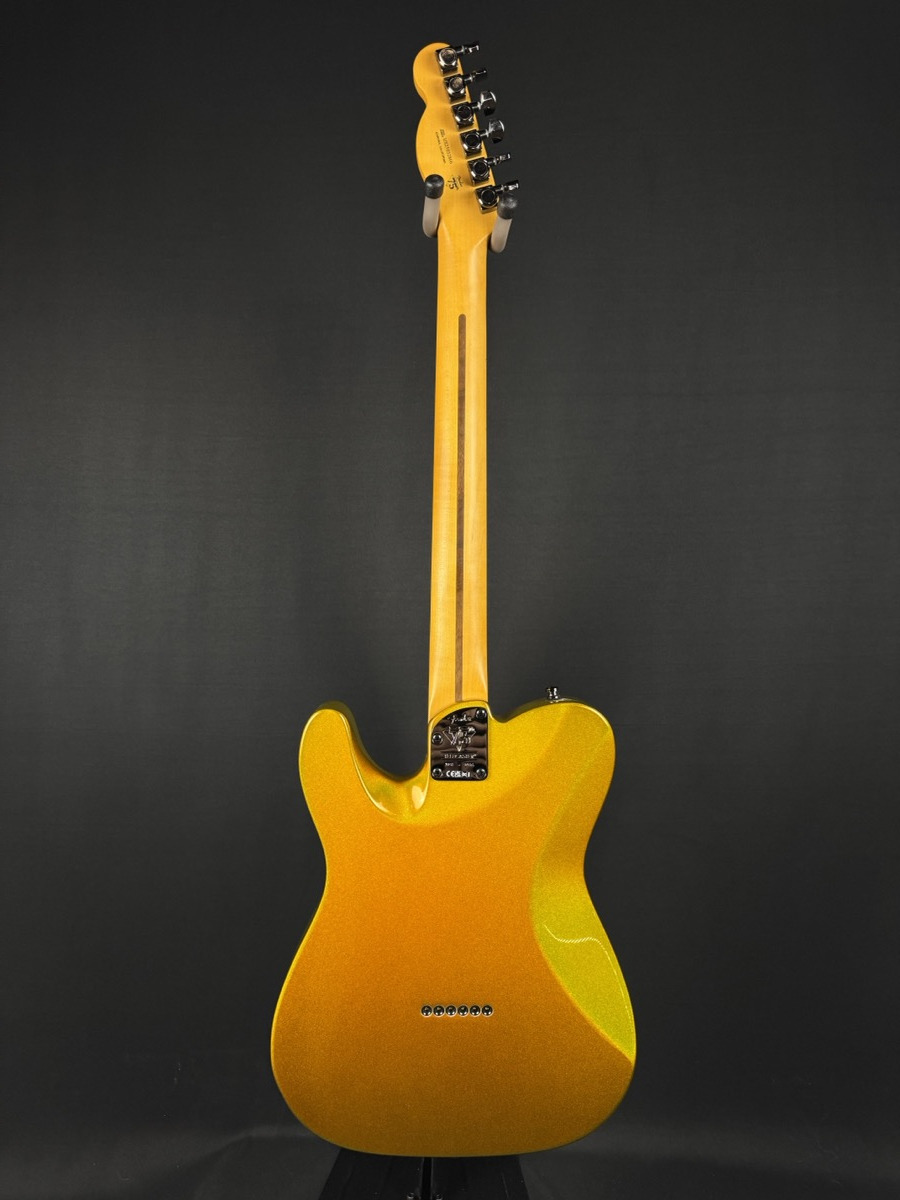 Fender Fender 75th Anniversary American Ultra II Telecaster, Ebony - Liquid Gold - Guitars