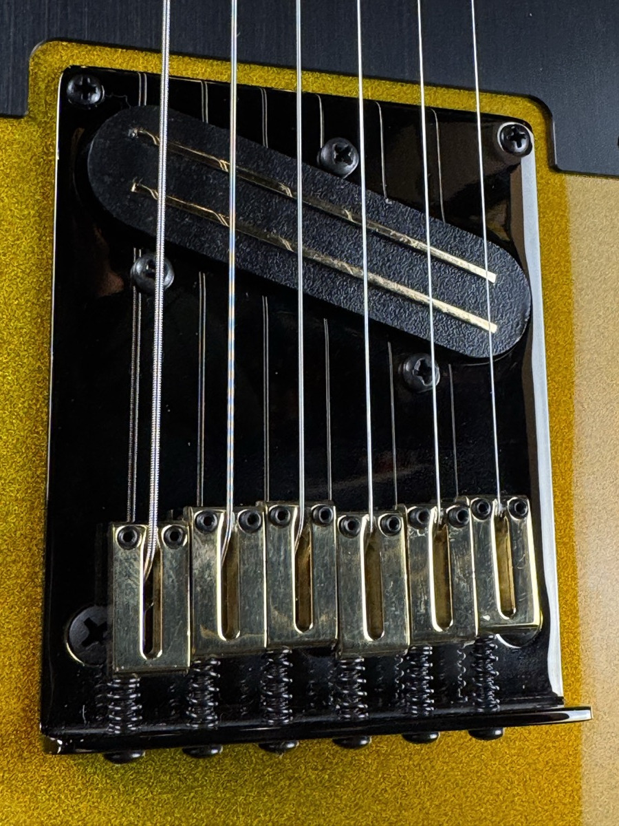 Fender Fender 75th Anniversary American Ultra II Telecaster, Ebony - Liquid Gold - Guitars