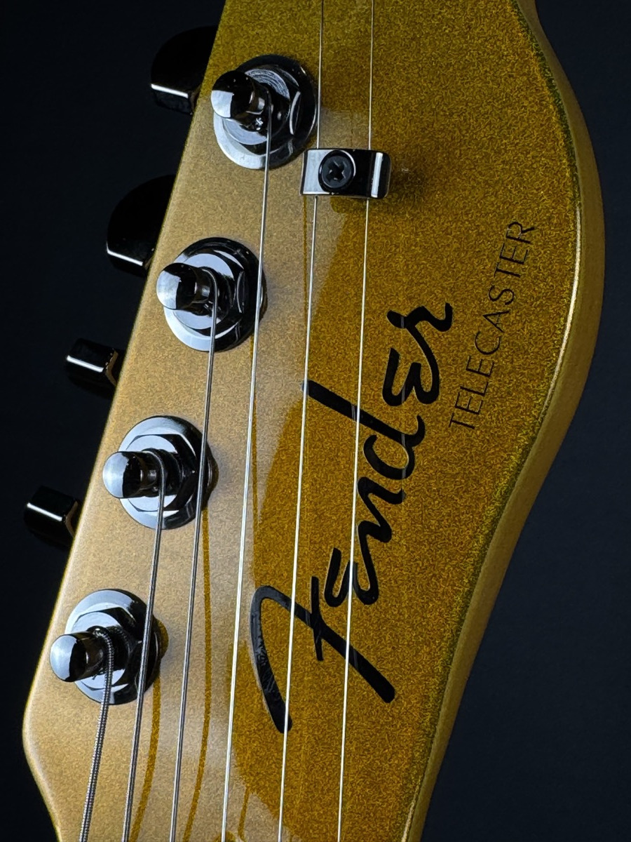 Fender Fender 75th Anniversary American Ultra II Telecaster, Ebony - Liquid Gold - Guitars