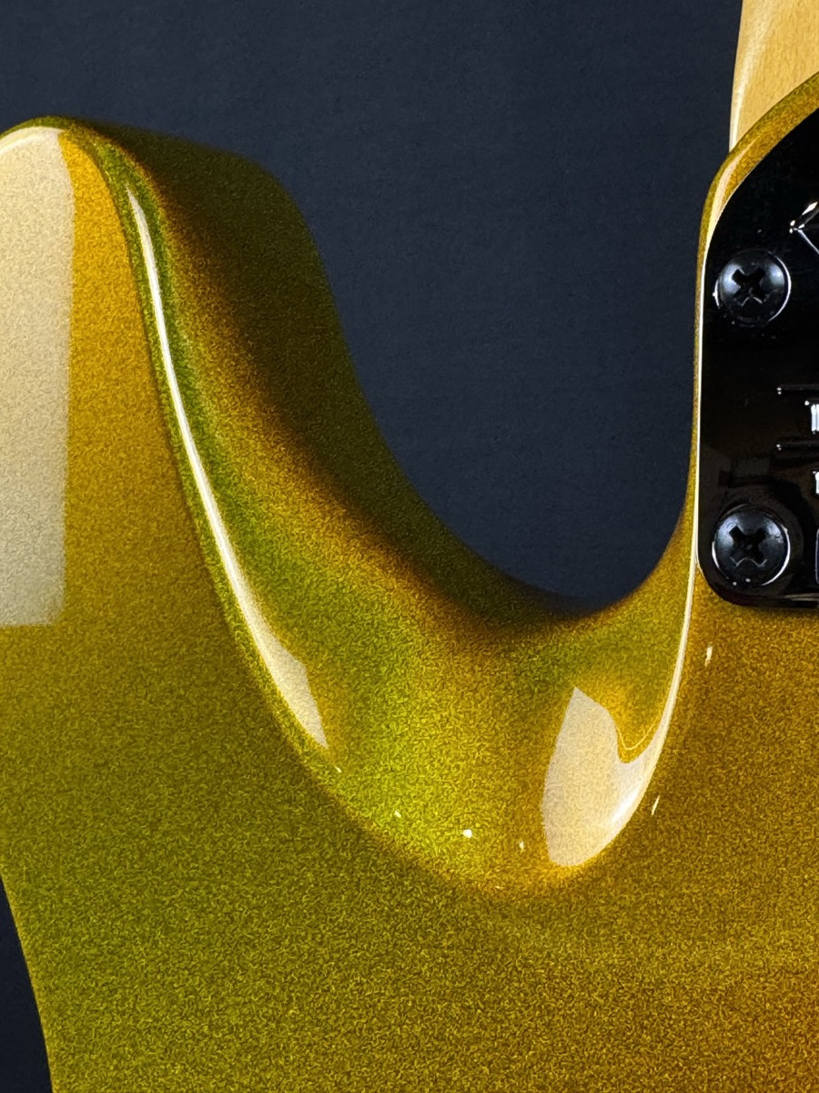 Fender Fender 75th Anniversary American Ultra II Telecaster, Ebony - Liquid Gold - Guitars