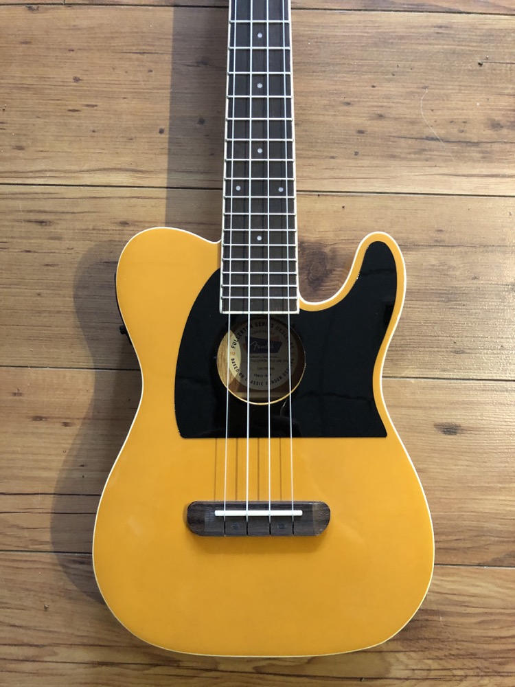 Fender Fender Fullerton Tele Uke Concert Butterscotch Blonde - Ukuleles