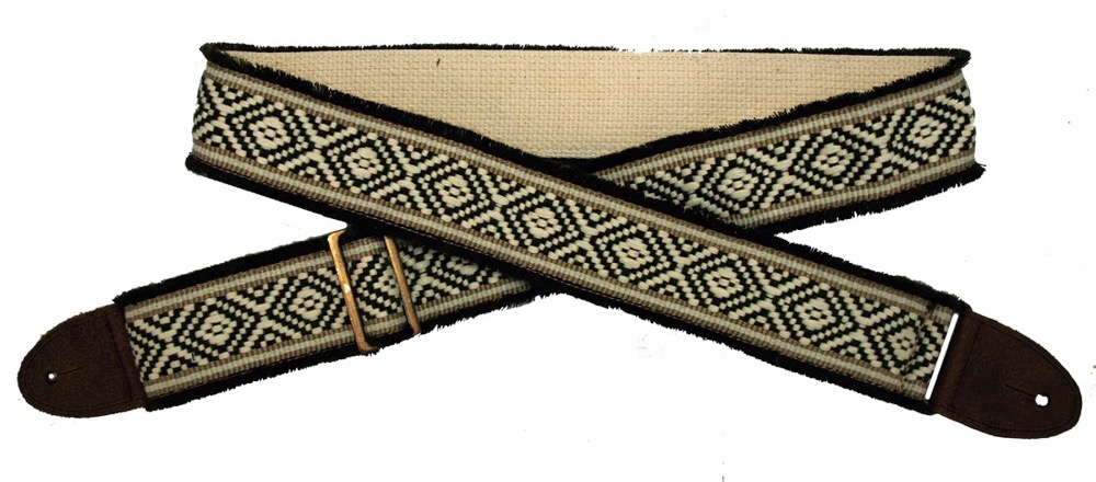 LM Straps Folk Fringe Series Cotton - Black