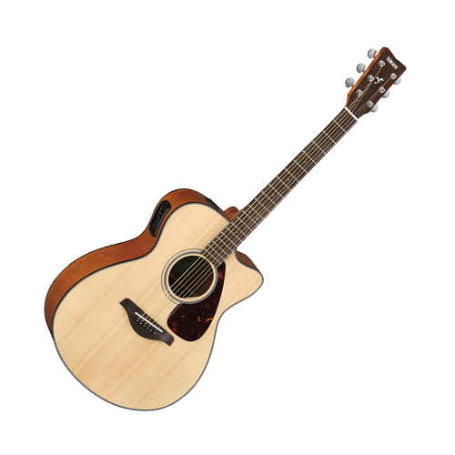 Yamaha Yamaha FSX800C Solid Spruce Top Acoustic Natural with Electronics - Guitars
