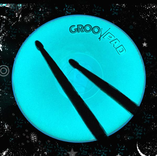 Groovpad Groovpad Skyglo Glo In The Dark Drum Practice Pad - Drums
