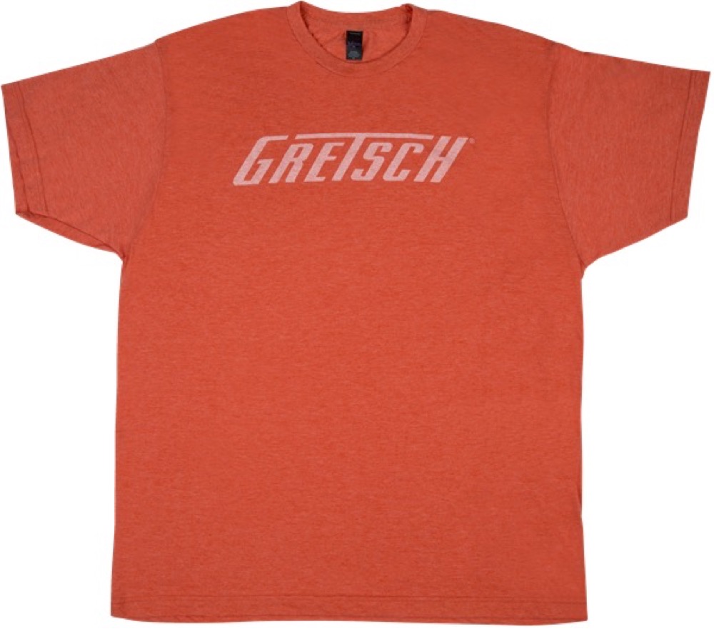 Gretsch Logo T-Shirt Heather Orange in Extra Large