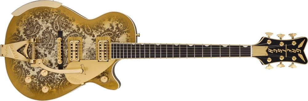 Gretsch Gretsch G6134TG Limited Edition Paisley Penguin - Gold Paisley - Guitars