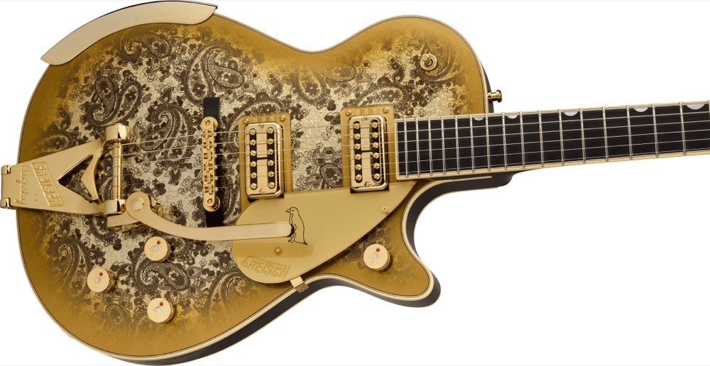 Gretsch Gretsch G6134TG Limited Edition Paisley Penguin - Gold Paisley - Guitars