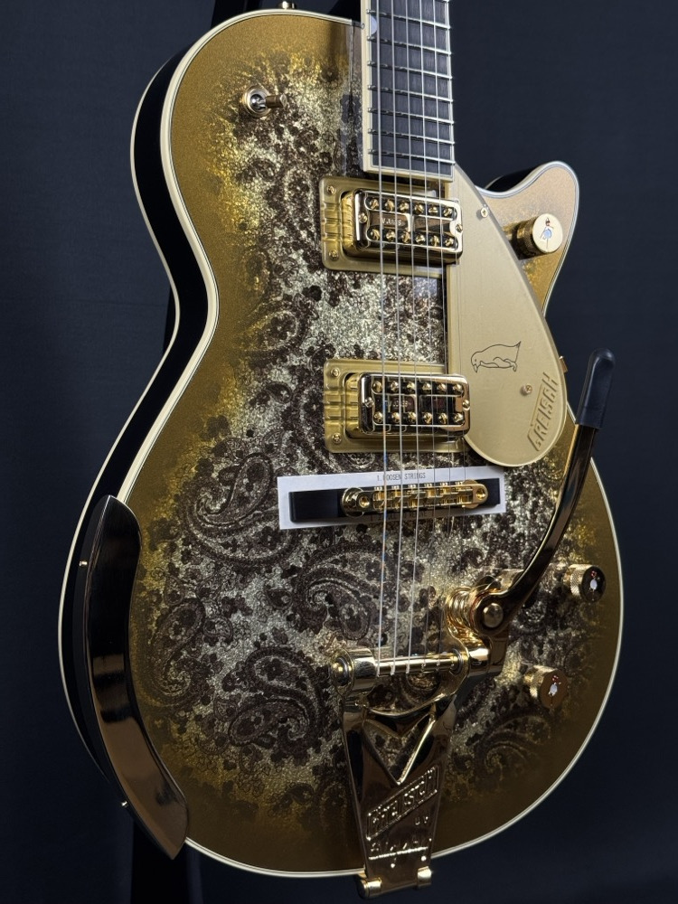 Gretsch Gretsch G6134TG Limited Edition Paisley Penguin - Gold Paisley - Guitars
