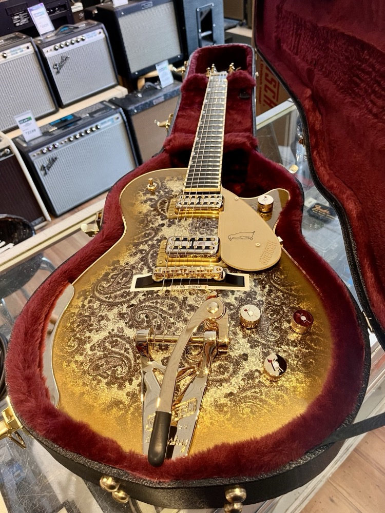 Gretsch Gretsch G6134TG Limited Edition Paisley Penguin - Gold Paisley - Guitars