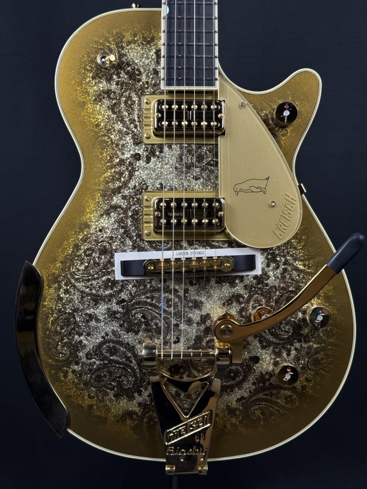Gretsch Gretsch G6134TG Limited Edition Paisley Penguin - Gold Paisley - Guitars