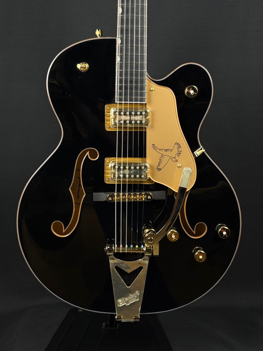 Gretsch Gretsch Synchromatic Falcon Single Cut Hollow Body, Bigsby, In Black - Guitars