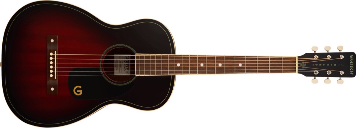 Gretsch Jim Dandy Parlor In Deep Cherry Burst