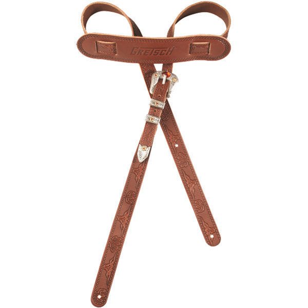 Gretsch 3333 Tooled Strap - Walnut