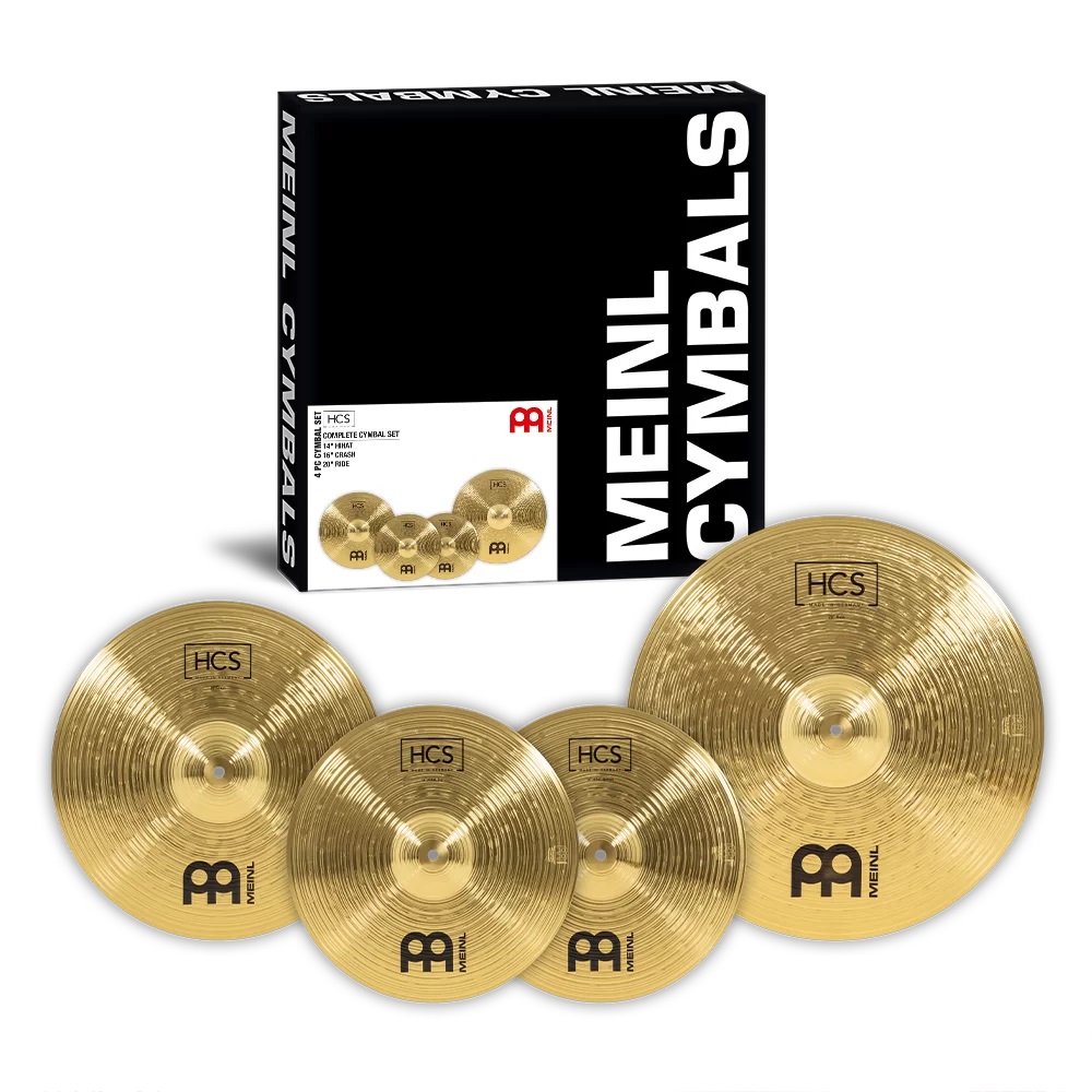 Meinl HCS Cymbal Pack With 14 16 20 Inch Cymbals
