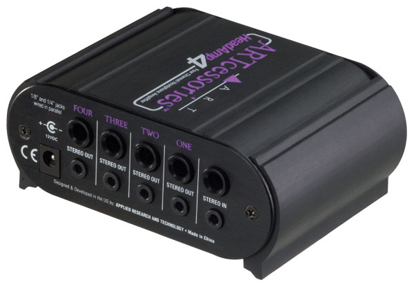 ART ART 4 Channel Headphone Amp - Recording