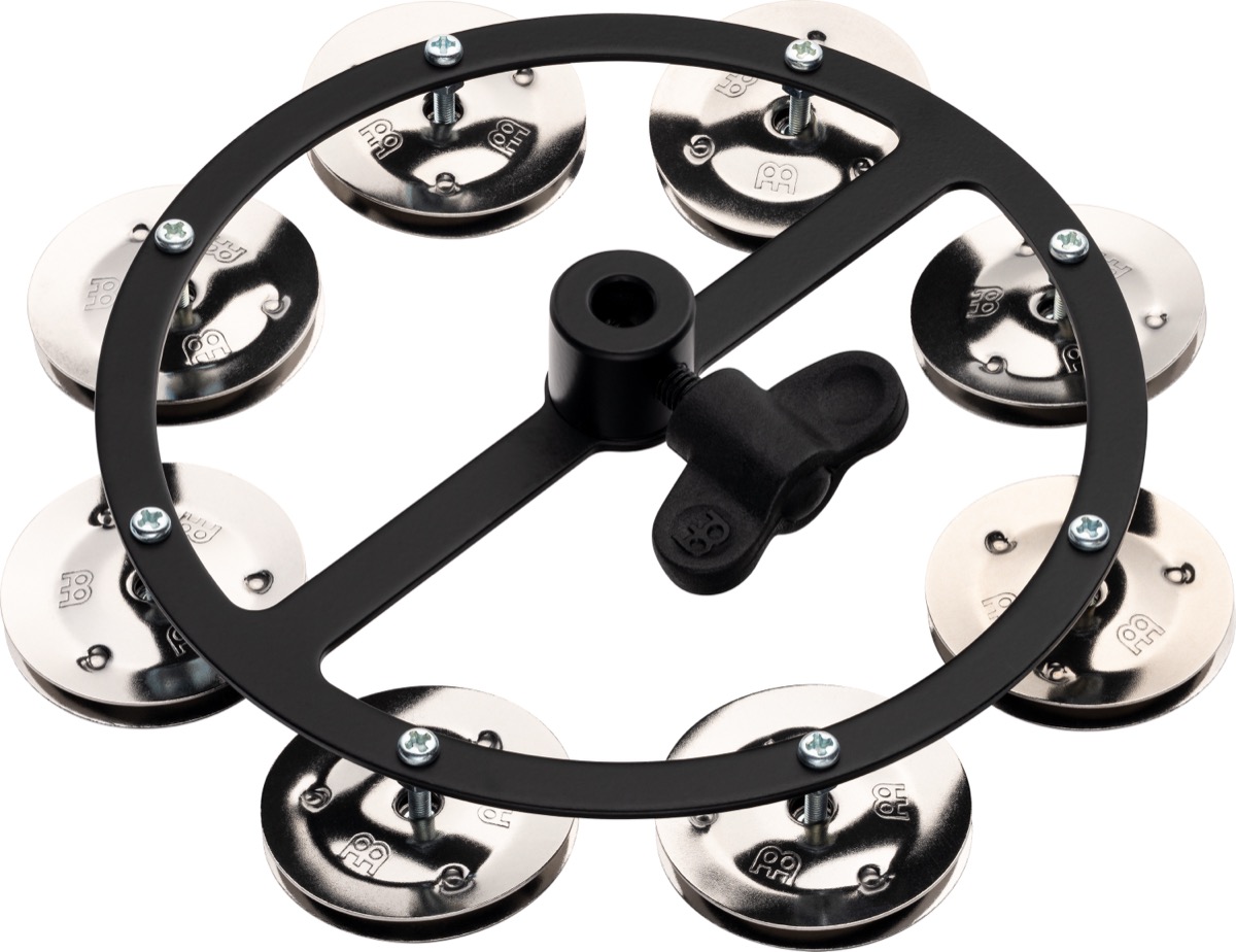 Meinl Hi-Hat Tambourine - Black 1 Row