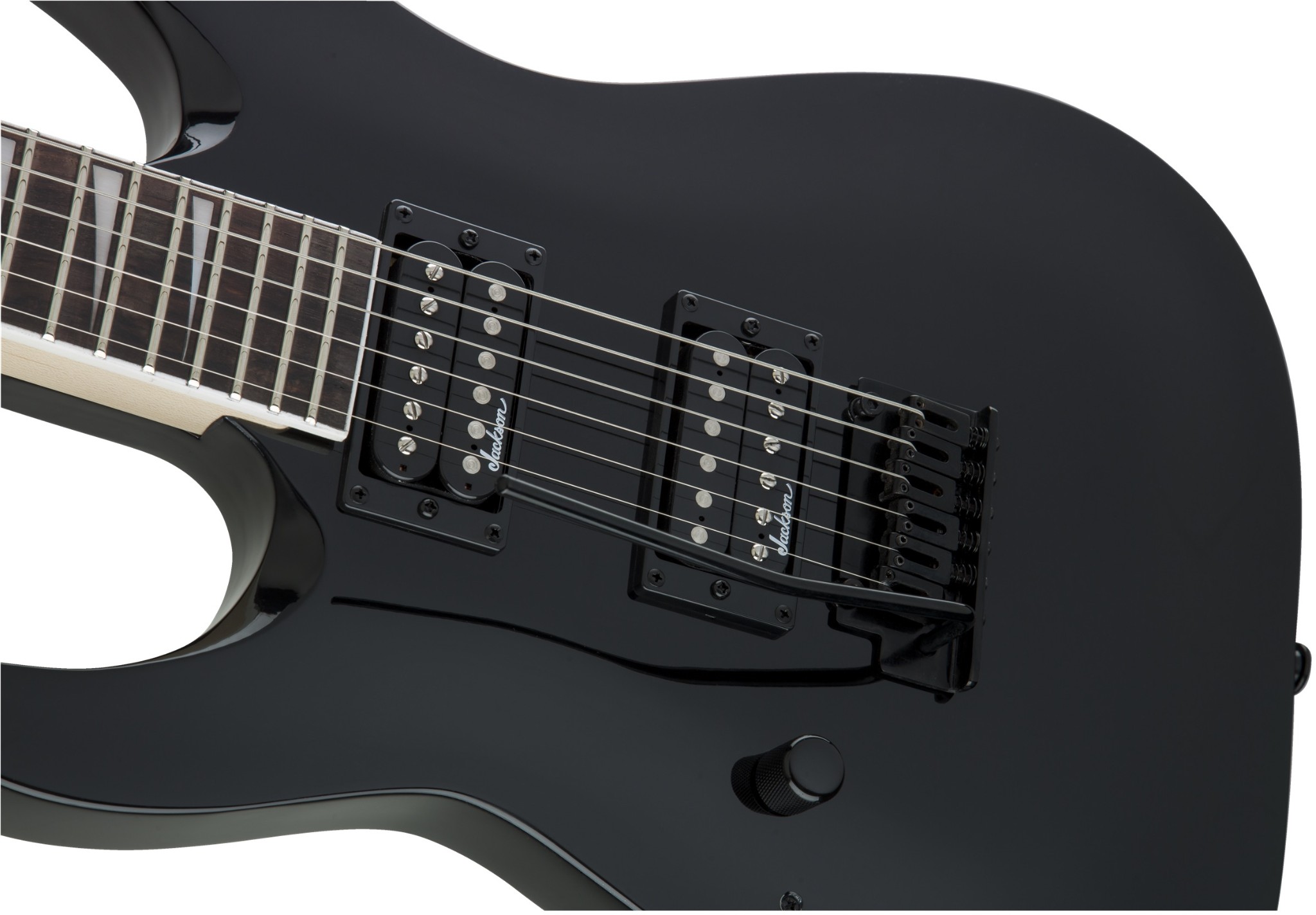 Jackson Jackson JS22L Dinky Left Handed In Gloss Black - Guitars