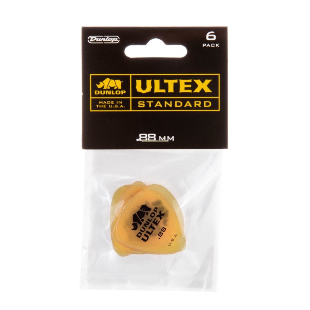 Dunlop Picks Ultex .88 Pack, 6 Picks