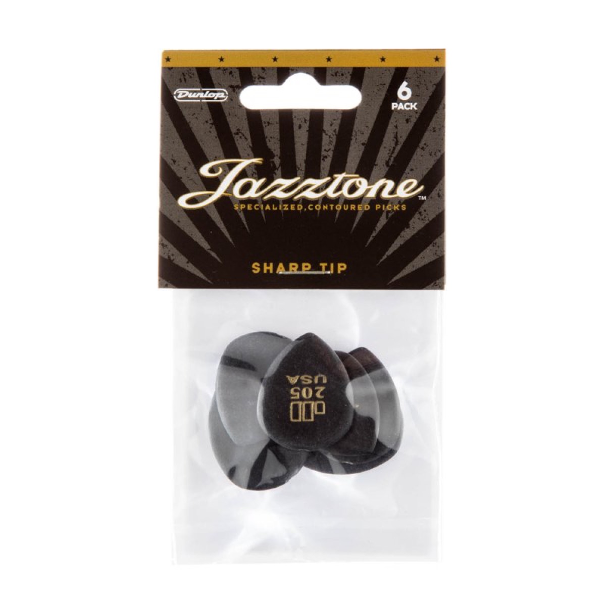 Dunlop Picks Jazztone Player's Point Tip Pack,  &hellip;