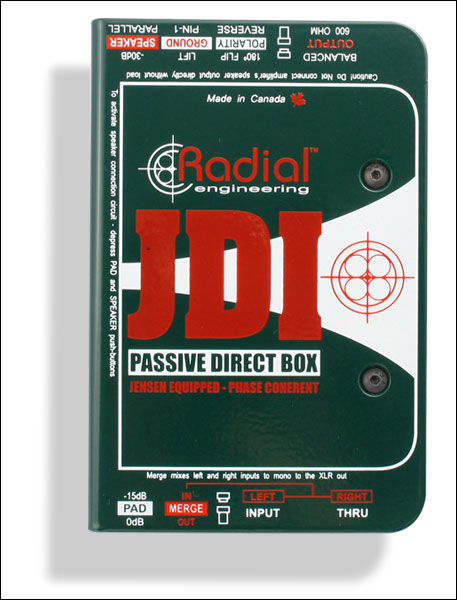Radial Radial JDI MK3 Passive Direct Box - Recording