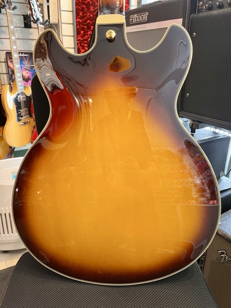 Ibanez Ibanez JSM10EM John Scofield Signature Two Tone Burst - Guitars