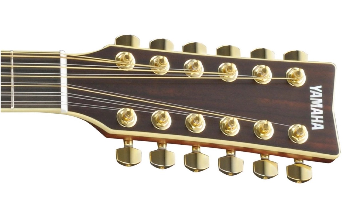 Yamaha Yamaha LL16-12ARE 12 String All Solid ARE Treated Top Folk Guitar, Hard Bag - Guitars