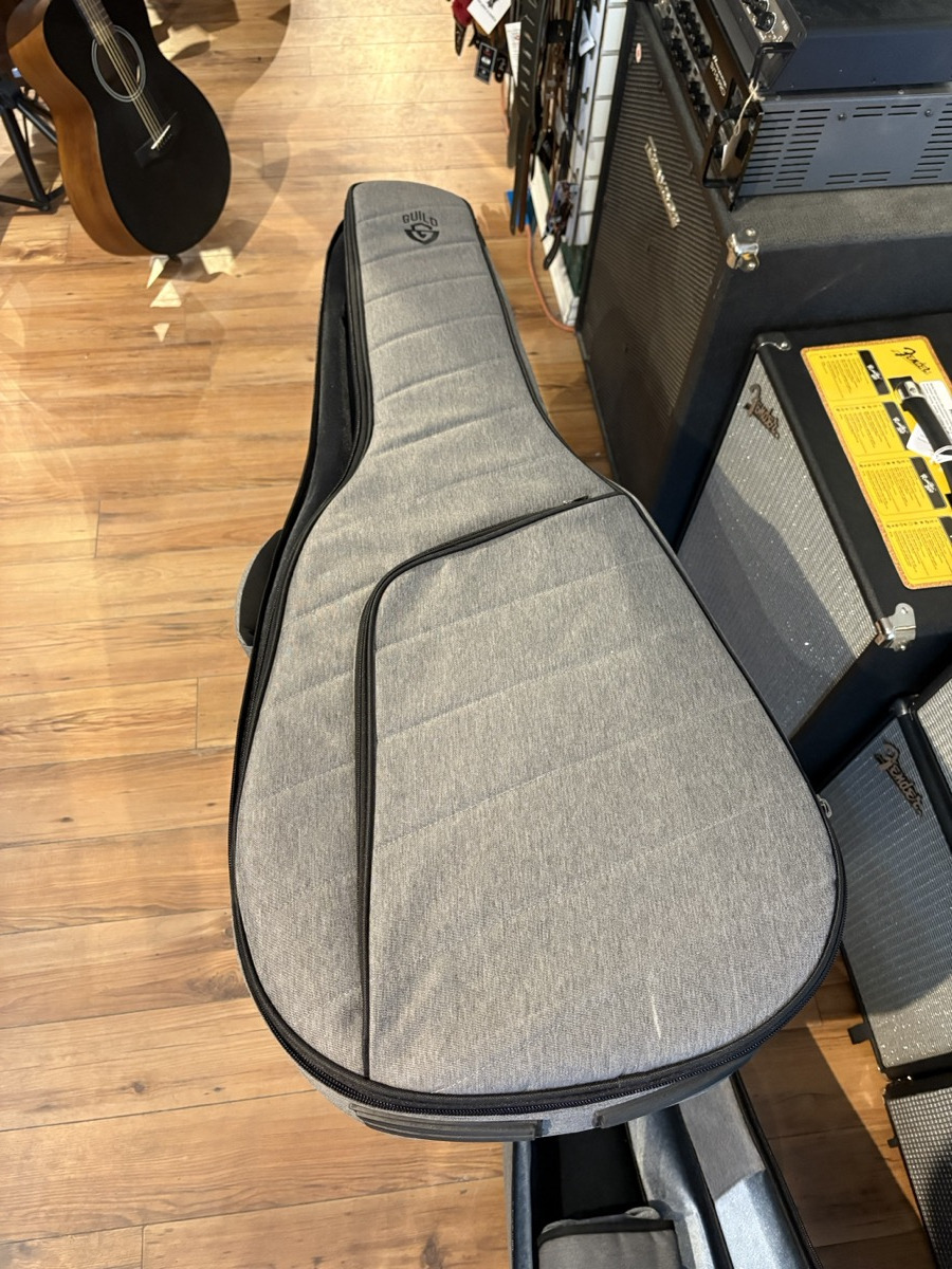 Guild Guild M-120 Mahogany, All Solid Wood, Acoustic Guitar in Natural, Deluxe Gig Bag - Guitars