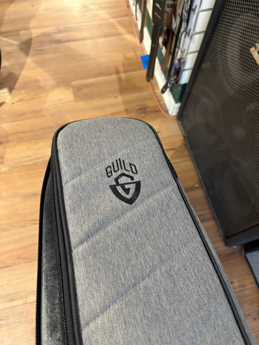 Guild Guild M-120 Mahogany, All Solid Wood, Acoustic Guitar in Natural, Deluxe Gig Bag - Guitars