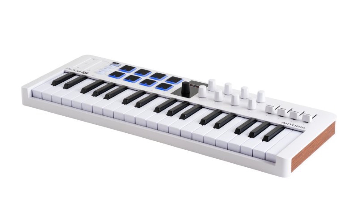 Arturia Arturia MiniLab 37 USB/MIDI 37-note Mini Keyboard Controller - White - Keyboards