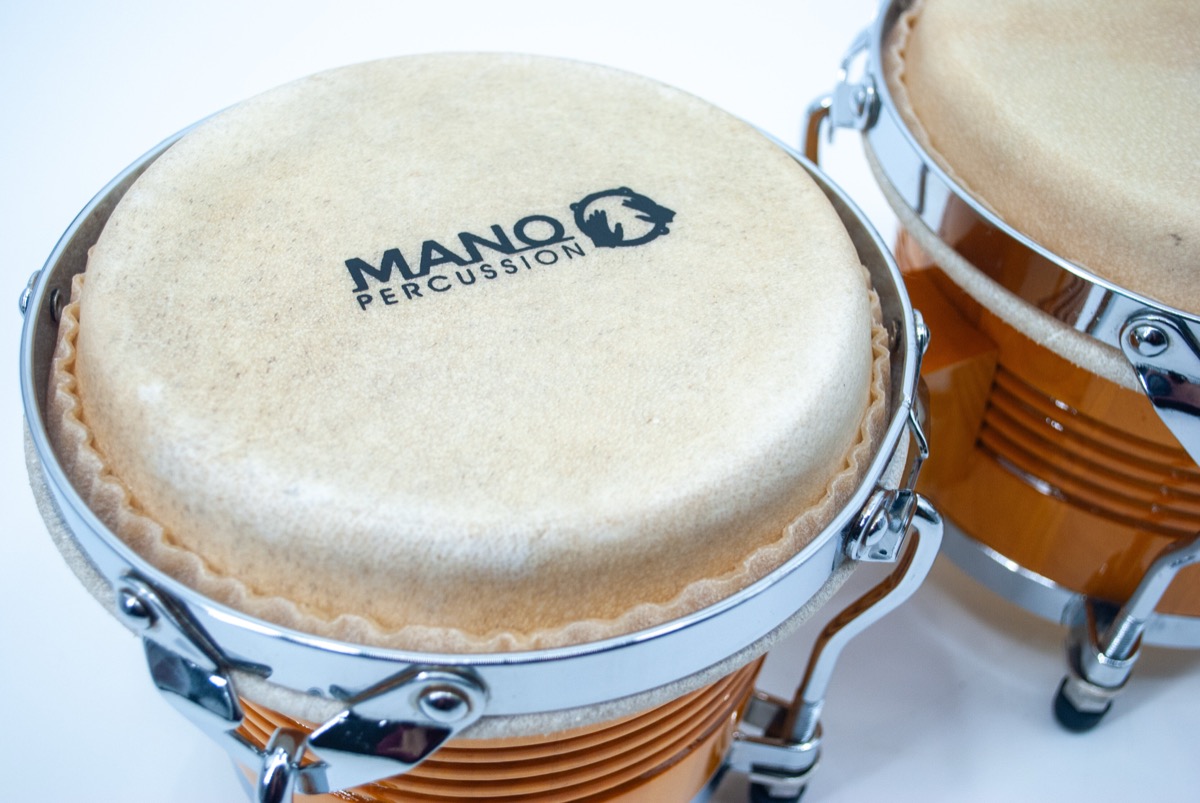 Misc Mano Bongo Set, 7 and 8 inch - Natural - Drums
