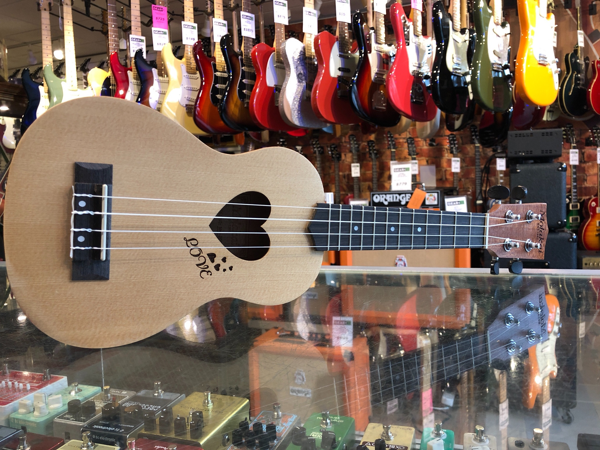Molakai MSH-20SP Soprano Ukulele In Spruce …