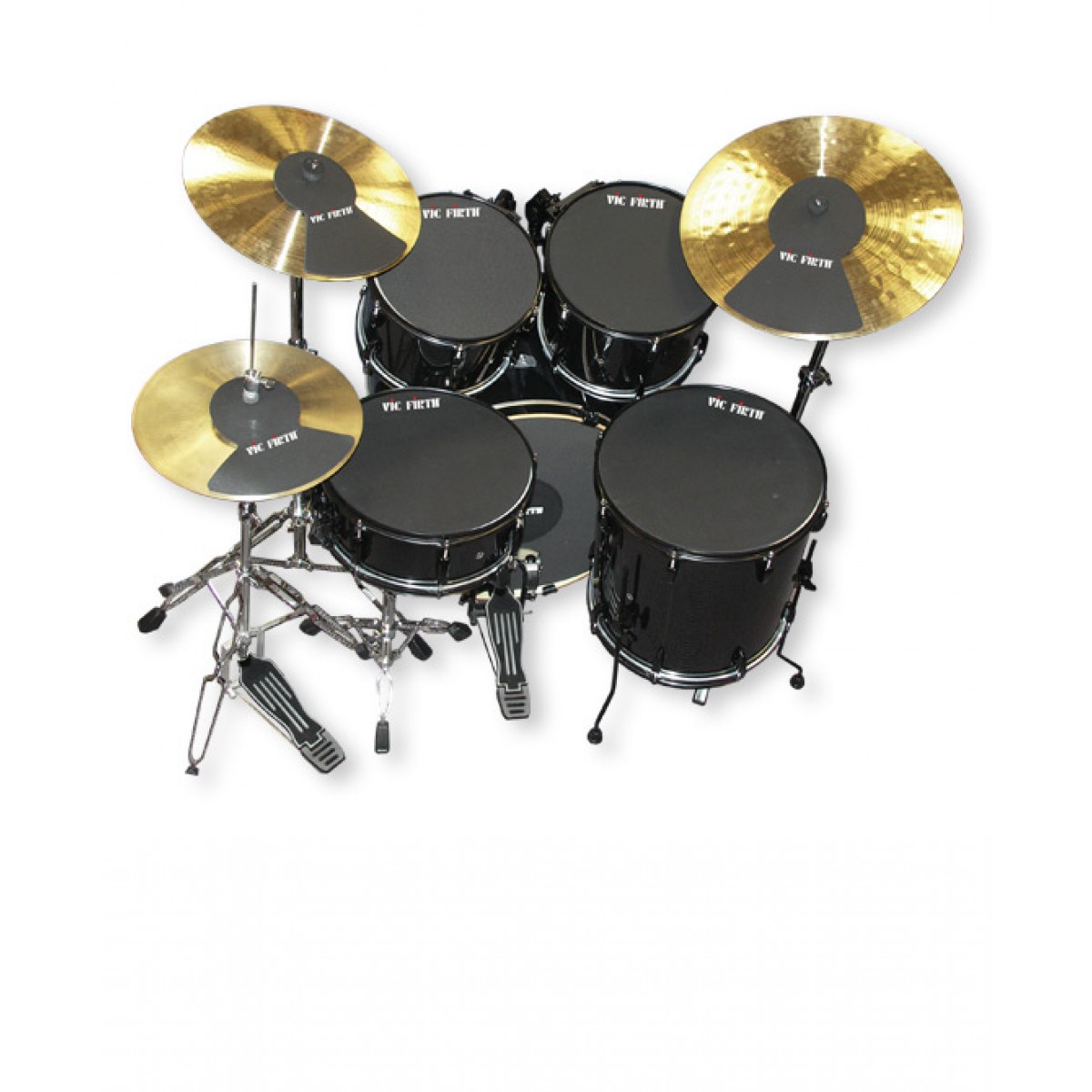 Vic Firth Mute Pack Fusion Kit Drum, …