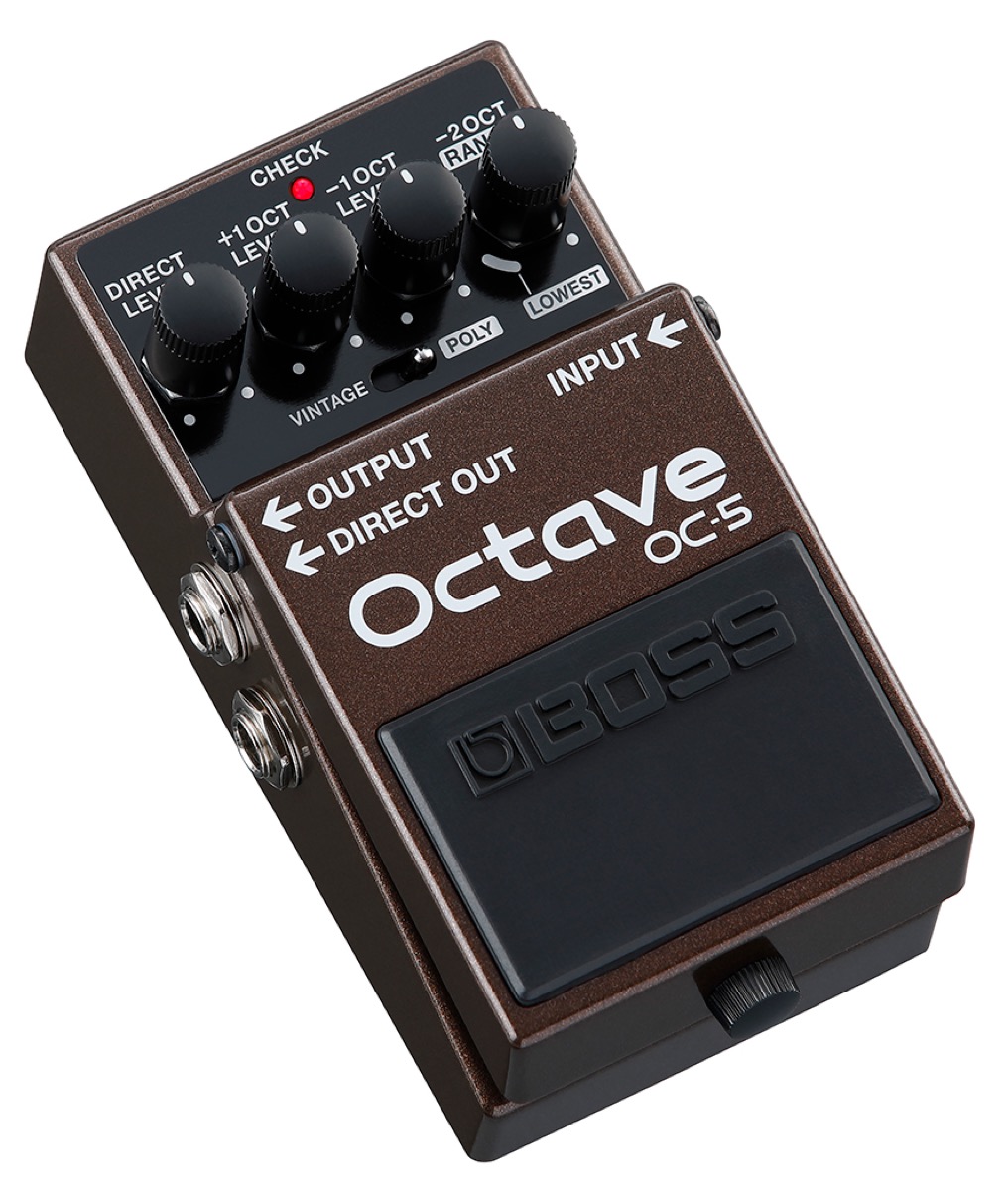 BOSS BOSS OC-5 Octave Pedal - Polyphonic Guitar Or Bass - Effects