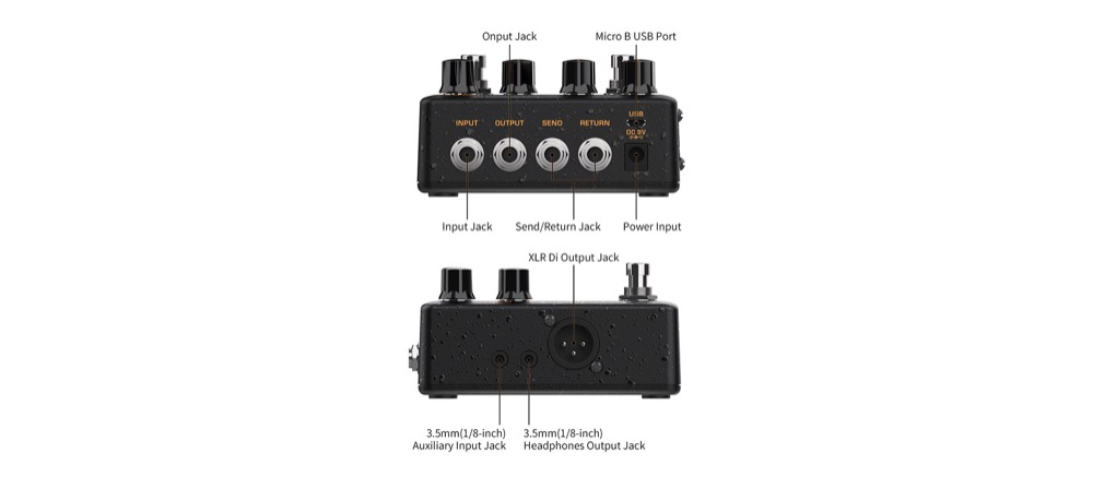 NUX NUX Optima Air Acoustic Impulse Pedal - Effects