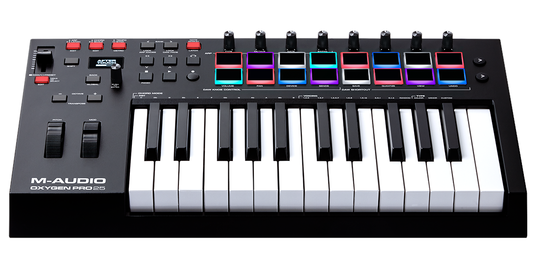 M-Audio M-Audio Oxygen Pro 25-Key USB MIDI Controller - Recording