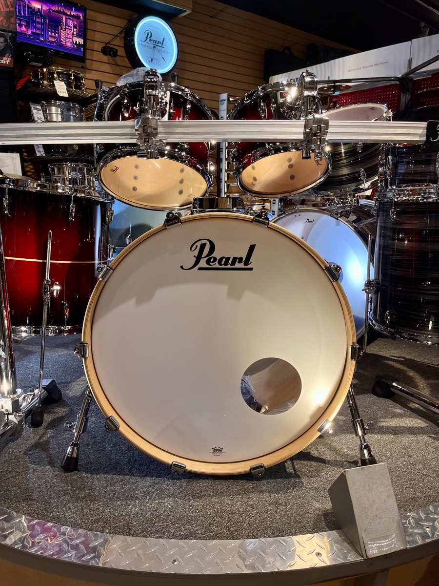 Pearl Pearl Professional Series PMX Shell Pack 10 12 16FT 22, Red Stripe Burst - Drums