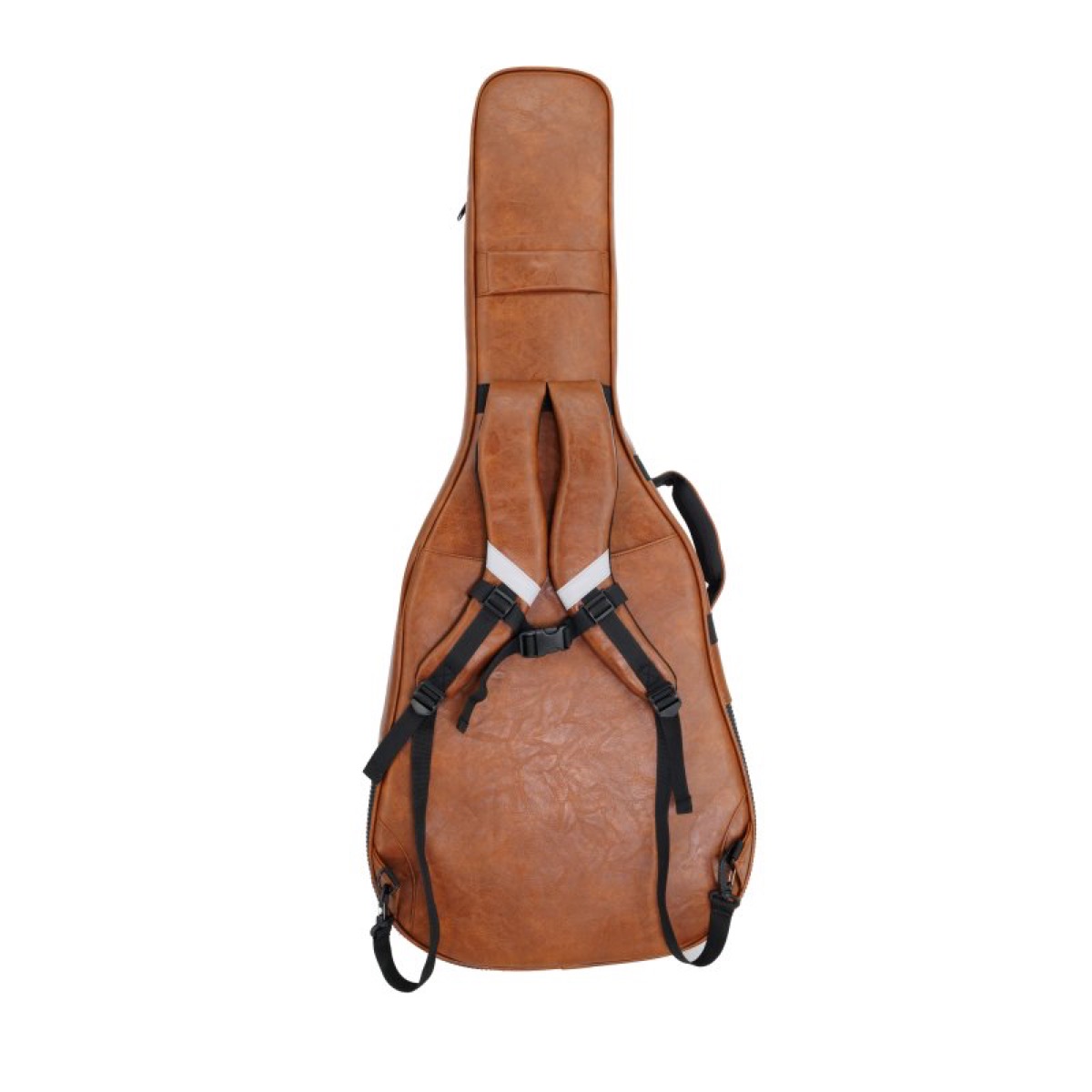 Profile Profile Pro Dreadnought Semi-Rigid Gig Bag, Faux Leather, Brown - Guitars