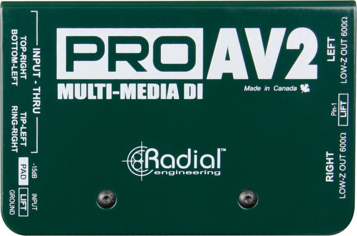Radial ProAV2 Passive Two Channel  &hellip;