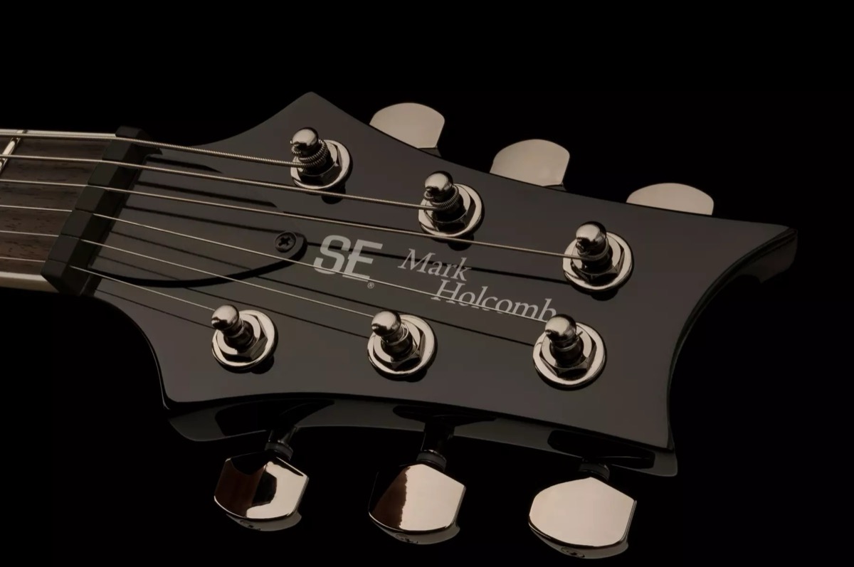 PRS PRS SE Mark Holcomb Electric Guitar, Holcomb Blue Burst, Gig Bag - Guitars