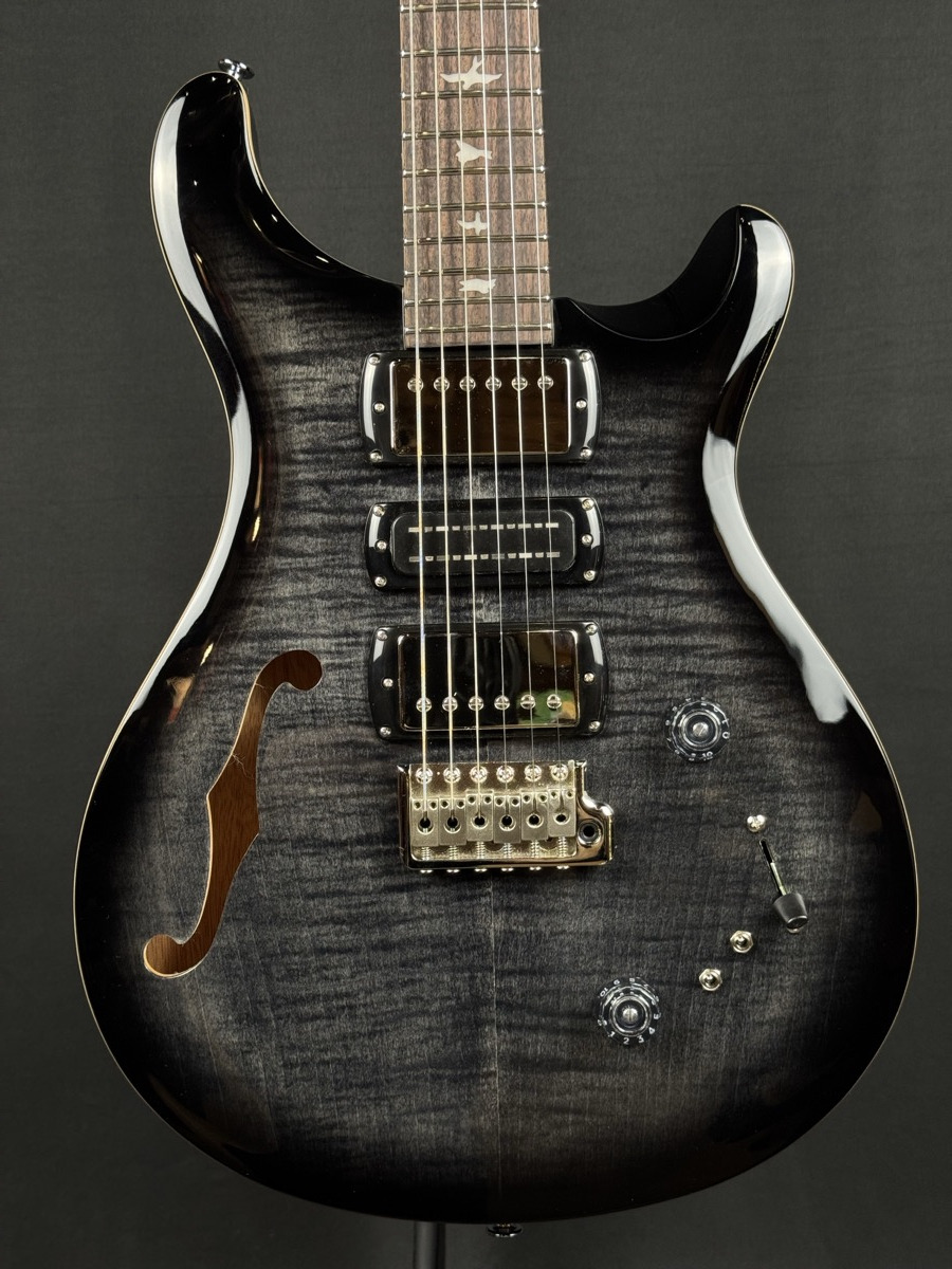 PRS PRS SE Special Semi-Hollow - Charcoal Burst, Rosewood, Gig Bag - Guitars